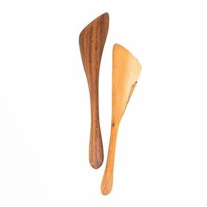 Juego de Cuchillos para Queso de Madera, Minimalistas, Ecológicos, con Acabado Espejo, para Bodas, para Untar Mantequilla - Product Image 1