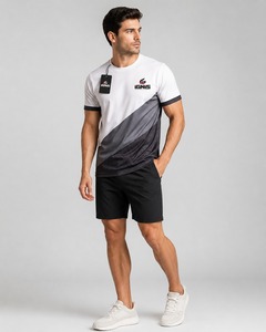 Camiseta de Cuello Redondo para Hombre, Uso Diario, Ligera, de Algodón, Casual, Manga Corta, Cómoda, Moderna, de la Mejor Calidad, con OEM ODM - Product Image 1