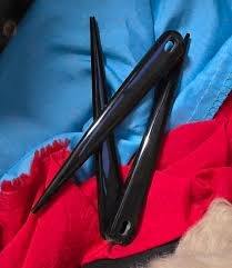 Aiguilles élégantes et polies en os et corne de buffle naturel, écologiques, pour la confection de vêtements et d'accessoires - Product Image 6