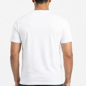 Camiseta de Algodón Lisa para Hombre, con Logotipo Personalizado, Informal, Cómoda, de Secado Rápido, Transpirable, Cuello Redondo, para Verano, Fabricante OEM ODM - Product Image 2