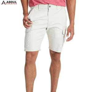 Stylish Men Cargo Shorts In Twill Cotton Fabric Durable And Breathable For Everyday Casual Wear Men Cargo Shorts - Product Image 1
