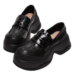 Mocassins à plateforme en PU pour femme Ann'S, semelle épaisse, talon de 6,5 cm, doublure de talon rembourrée, soutien de la voûte plantaire, chaussures décontractées et tendance - Product Image 4