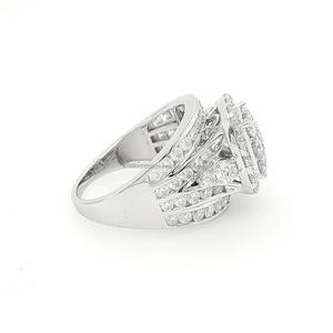 Anillo de Moissanita con Engaste de Puntas, Chapado en Oro de 14K, Plata de Ley, Anillo Clásico Unisex, Joyería Única para Compromiso - Product Image 6