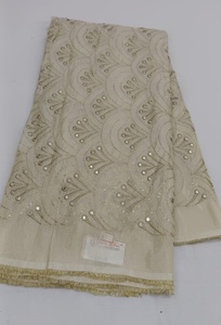 Pure Tissue Sequence Fabric 75 GSM 44 Inch Width Shimmering Sequence Work Material for Boutique Ethnic Wear and Designer Gowns - Product Image 2