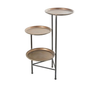 Maceta Moderna de Metal con Diseño Geométrico para Suculentas, Hierbas y Plantas Pequeñas de Interior, Decoración - Product Image 2