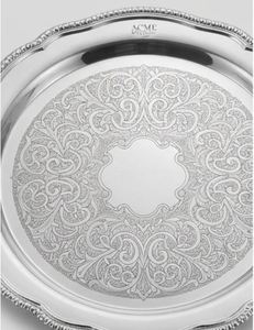 Stylish Decorative Aluminium <b>Tea</b> <b>Tray</b> Handmade Hotelware Kitchenware Serving <b>Trays</b> Serving Ware Accessories Rectangle Shape - Product Image 2
