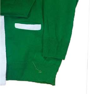 Cárdigan de cachemira al por mayor de alta gama, diseño de punto suave para uso diario, suéter con apliques bordados. - Product Image 6