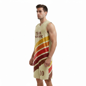 Uniforme de basket-ball personnalisé, short à séchage rapide, 100% polyester, numéro d'équipe personnalisé, prix compétitif, bonne qualité, en solde - Product Image 3