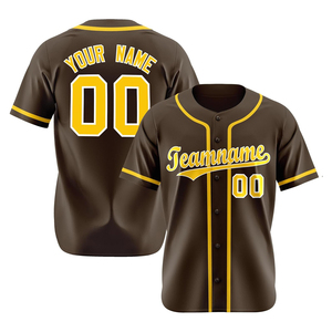 Camiseta de Béisbol Personalizada, Azul Claro y Amarillo, Nombre del Equipo 00, Impresión Serigrafiada, Unisex, Adulto, Manga Corta, Absorbe la Humedad - Product Image 5