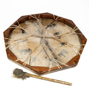 Tambour Bodhran professionnel, instrument de percussion en bouleau avec peaux de tambour en peau de chèvre, tambours Bodhrans traditionnels - Product Image 2