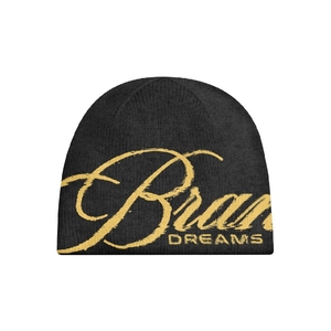 Gorro de punto personalizado con logo, estilo streetwear estadounidense, color negro y rojo, para invierno 2026, moderno y de alta calidad. - Product Image 6