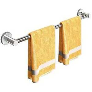 Skies Trader <b>Brushed</b> Gold Towel Bar Wall Mounted Stainless Steel Bathroom Towel Rail Heavy Duty Hand Towel Holder Rack 60cm - Product Image 4