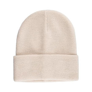 Bonnet en tricot pour homme, doux, en acrylique, pour l'hiver, avec logo personnalisé, OEM, marque privée, fournisseur en gros - Product Image 4