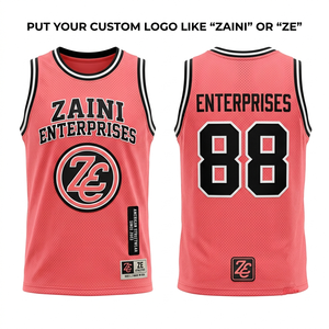 Maillot de basketball unisexe en polyester 220g avec empiècements latéraux noirs en maille respirante, personnalisable avec strass thermocollés et broderie en twill. - Product Image 1
