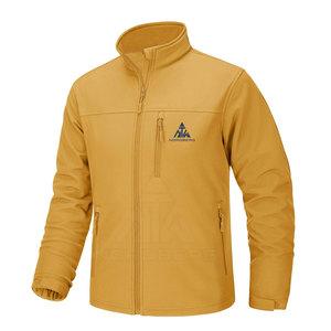 Veste Softshell Homme Hiver Sur Mesure Col Montant Fermeture Éclair Intégrale Service OEM Dernier Cri Prix Abordable Vente en Gros - Product Image 2
