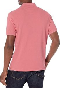 T-shirt Polo Rose Uni Respirant pour Homme Coupe Boxy en Coton Doux Grande Taille Respirant Été Uni Sport Golf - Product Image 2