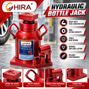 Cric hydraulique HIRA 51771-R type bouteille sans poignée 50 tonnes - Product Image 1