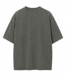 เสื้อยืดคอกลมแขนสั้นทรงโอเวอร์ไซส์สำหรับผู้ชาย ผ้าคอตตอนเจอร์ซีย์เนื้อหนัก 220 กรัม ซักแล้ว ใส่สบาย ระบายอากาศได้ดี เป็นมิตรต่อสิ่งแวดล้อม - Product Image 3