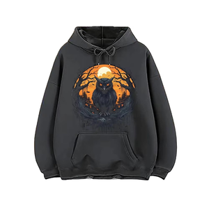 Sudaderas con Capucha Personalizadas de Moda Hip Hop para Hombre, Sudaderas con Estampado DTG de Alta Calidad 100% Algodón para Hombre - Product Image 6