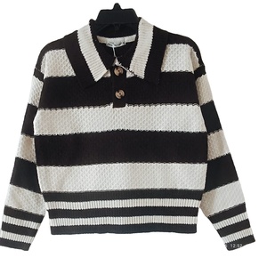 Suéter de nuevo diseño para mujer, suéter grueso de talla grande para invierno con cuello levantado, diseño de abrigo Delgado holgado - Product Image 1