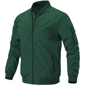Chaqueta Bomber de Invierno para Hombre Rapid Sports, Ligera, con Exterior de Satén de Seda, Resistente al Viento, Ecológica, con Cierre de Cremallera, Ropa Exterior Informal - Product Image 1