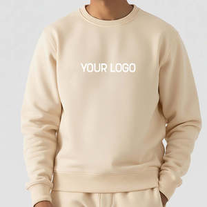 2027 Hot Sale <b>Vintage</b> Washed Streetwear <b>Oversized</b> Plain Crew Neck Acid Washed 100% Cotton Eco-Friendly Pocket Men <b>Sweatshirt</b> - Product Image 1