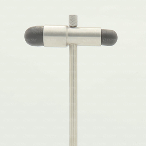Martillo de percusión neurologica Buck con aguja y cepillo, 18 cm (7 pulgadas), martillo sensorial de diagnóstico de doble cabeza de goma - Product Image 2