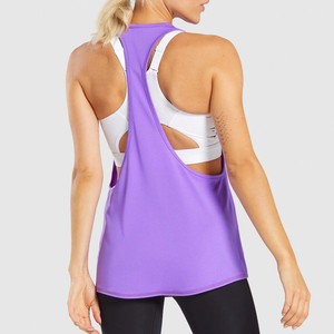 Camiseta sin mangas para mujer, informal, transpirable, ligera, para entrenamiento, fitness, gimnasio, verano, venta al por mayor - Product Image 6