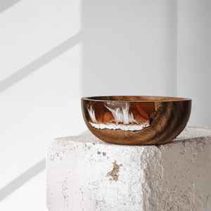 Bol à soupe en résine colorée fait main pour desserts de mariage, bol alimentaire en résine et bois de qualité supérieure, petit bol en bois pour l'alimentation - Product Image 6