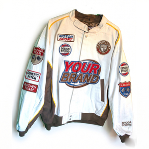 High Quality Custom Design Breathable Waterproof Plus Size Printed Embroidery Motorbike Polyester/Cotton Unisex <b>Racing</b> <b>Jacket</b> - Product Image 4