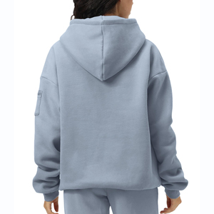 Sudadera con Capucha para Mujer, Estilo Elegante, Precio Bajo, Informal, Estilo Urbano, Hombros Caídos, Transpirable, Ecológica, Tejida - Product Image 4