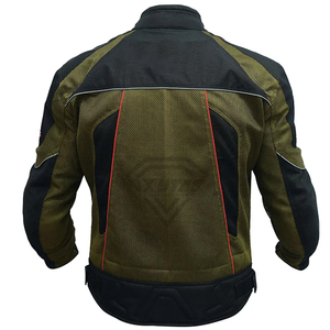 High Quality Breathable Motorcycle Riding Jacket for Unisex Racing with <b>Protectors</b> Windproof Lining and Textile Jacket - Product Image 3