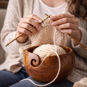 Wooden <b>Yarn</b> Bowls High Quality - Product Image 1
