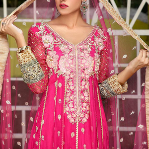 Broderie personnalisée, meilleure qualité en gros, robe de soirée, robe de mariage ou robe décontractée pour femmes / Nouvelles conceptions de robes pour femmes - Product Image 4