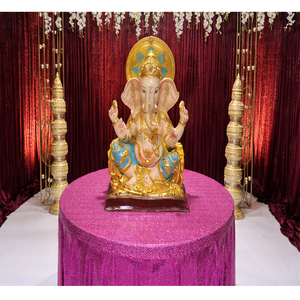 Gracieux mariage entrée Puja décor Ganesha hindou mariage entrée Vinayaka Statue plus belle entrée de mariage seigneur Ganesha - Product Image 1