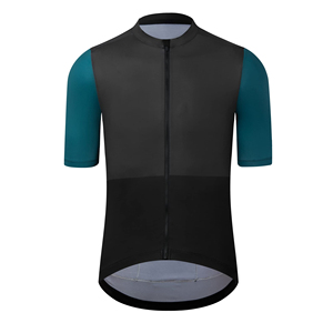 Maillot de cyclisme fonctionnel pour homme, trois poches arrière, maillot de vélo à manches courtes, vêtements de cyclisme, tissu respirant, vêtements de sport - Product Image 1