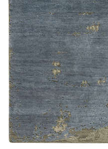 Alfombra Moderna Abstracta para Sala de Estar, Dormitorio u Hotel, en Tonos Grises y Azules Neutros - Product Image 3