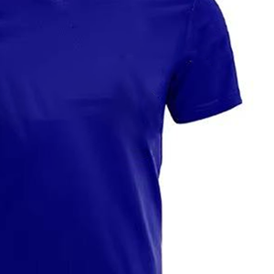 T-shirts bleus à manches courtes avec col rond, coupe classique, t-shirts décontractés en jersey - Product Image 5