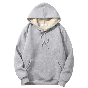 Sudadera con Capucha Lisa Personalizable con Logo, Oversize para Hombre, Moda Urbana, Ropa Unisex, Fabricante, Forro Polar Sherpa, 2 Piezas - Product Image 6