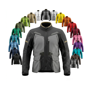 Blouson textile de moto personnalisé pour homme, protection haute performance, équipement de conduite, poches avant, vestes de moto - Product Image 1