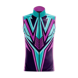 Gilet de cyclisme personnalisé par sublimation pour jeunes et adultes, maillot de vélo sans manches coupe-vent, séchage rapide, vêtements de cyclisme pour club et équipe - Product Image 2