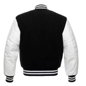 Veste universitaire en cuir personnalisée pour hommes, style Letterman, de haute qualité, vente en gros - Product Image 6