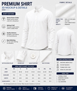 Custom Mens Shirts 100% Cotton Men's shirt - Product Image 1
