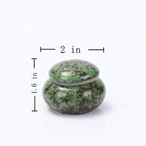 Superior Aluminum <b>Keepsake</b> <b>Memorial</b> Cremation Urn Ash Holder Crafted With Stylish Decorative Texture And Secure Closure - Product Image 3