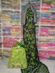 Somali Wedding Dress for Muslim Bride Girls Elegant Evening Stone Fransawi Dirac Set 100% <b>Silk</b> Lurex <b>Fabric</b> Twill Jacquard Style - Product Image 6