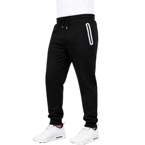 Galaxy Harvic <b>Men's</b> Casual Elastic Waist Mid <b>Fleece</b>-<b>Lined</b> Knitted Winter Heavyweight Quick Dry Breathable <b>Jogger</b> Heat Seal - Product Image 1