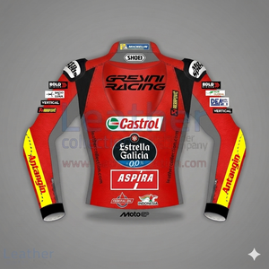 Alex Marquez MotoCP <b>Racing</b> <b>Jacket</b> Rucati <b>Jacket</b>/Chaquetta Made To Measure Flexible Stretch Panels Comfort Fit Impact CE - Product Image 2