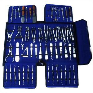 Kit d'instruments dentaires BASIQUE en acier inoxydable allemand, pinces d'extraction, orthodontie, ensemble d'instruments de chirurgie dentaire DDP, acheteur - Product Image 1