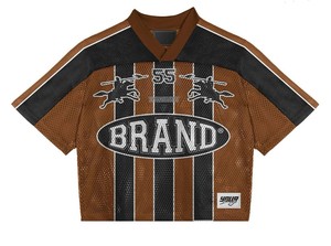 Camiseta Deportiva TAHAD Personalizada de Secado Rápido con Cuello en V, Estampado Retro, Estilo Jersey de Fútbol, Holgada, para Hombre, Camiseta Deportiva de Baloncesto, Malla Transpirable, Estilo Jersey de Fútbol - Product Image 2