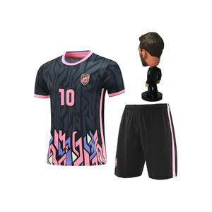 Conjunto de Uniforme de Fútbol de Alta Calidad para Adultos, con Logotipo Personalizado Impreso, Secado Rápido, 100% Poliéster, Pantalones Cortos Deportivos - Product Image 5